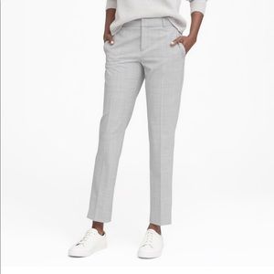 Banana Republic Ryan slim straight gray pants 0